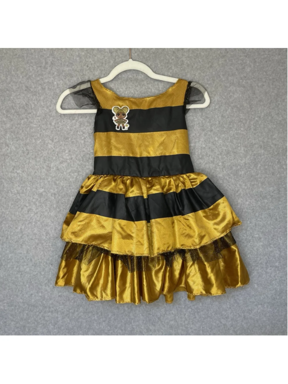 LOL Surprise Queen Bee Halloween Costume Dress Girls Size 6 6X Bee Costume